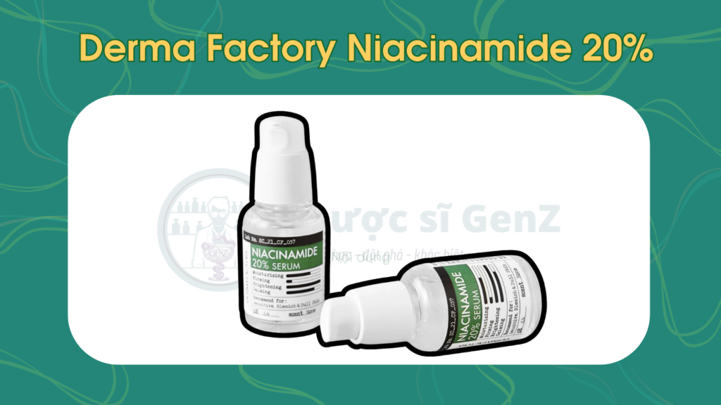 Serum Derma Factory Niacinamide 20%